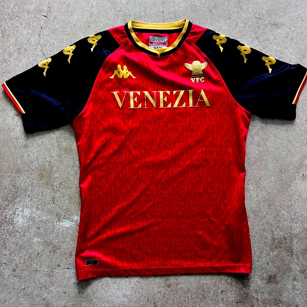 Venezia FC Kappa Red and Black Jersey